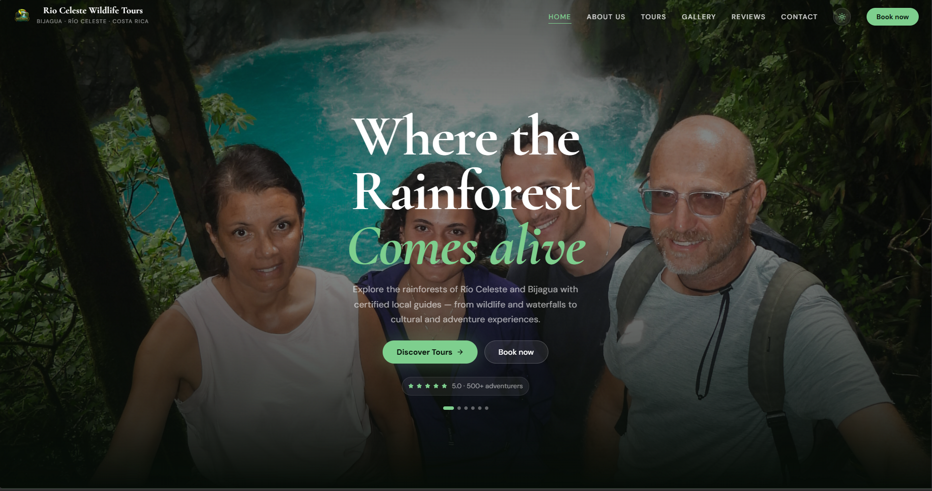 Rio Celeste Wildlife Tours — captura 1